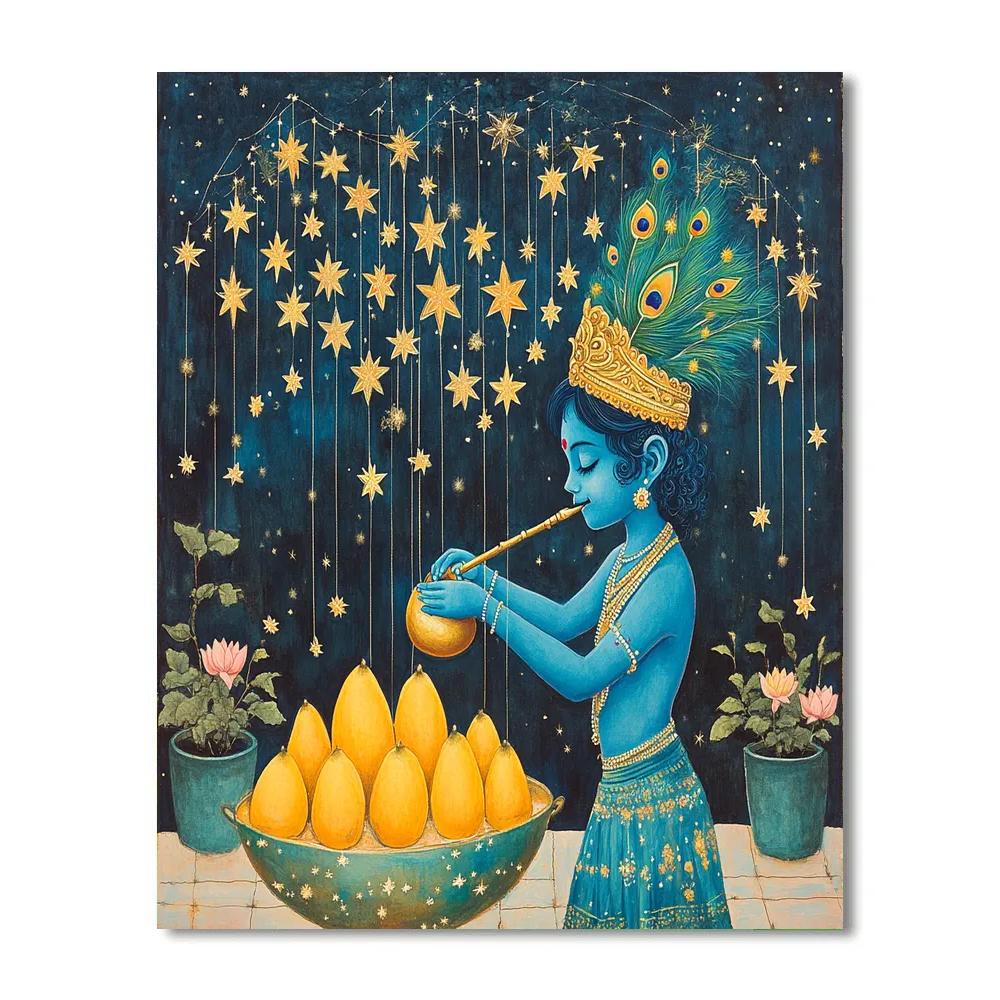 Krishna The Star Orchard Gardener Paint by numbers kits