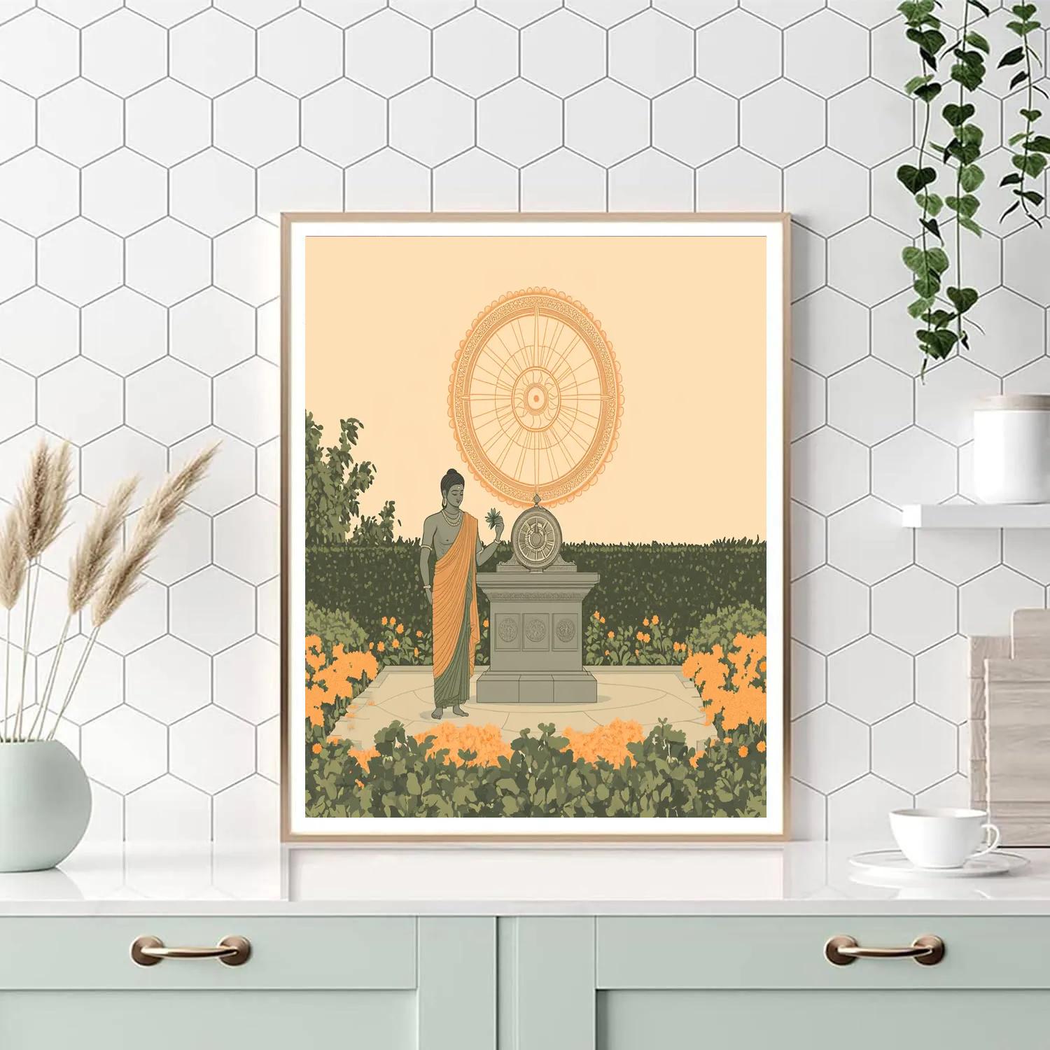 Brahma Sun Dial Garden Pavilion paint by color