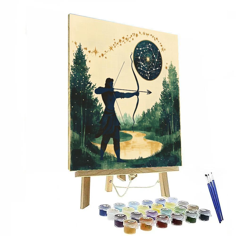 Rama At The Constellation Bow Range paint by numbers