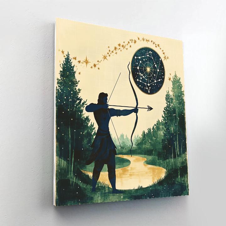 Rama At The Constellation Bow Range paint by numbers