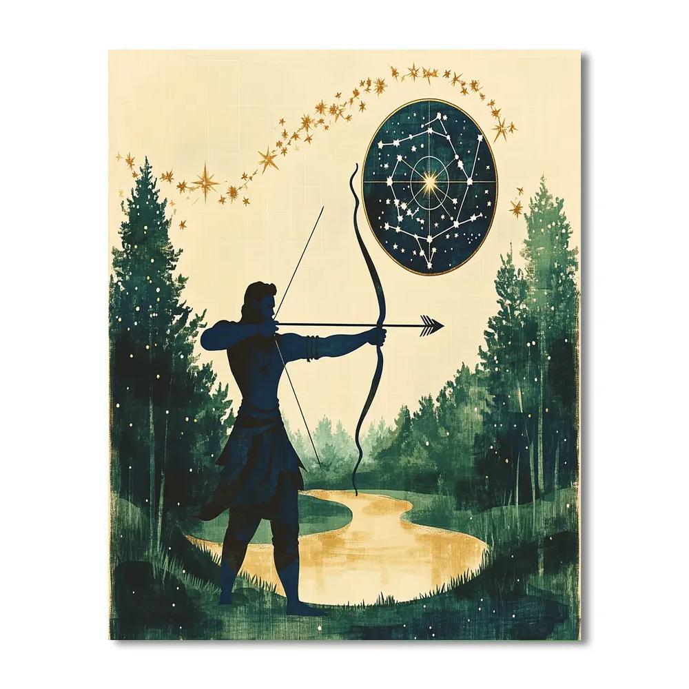 Rama At The Constellation Bow Range paint by numbers