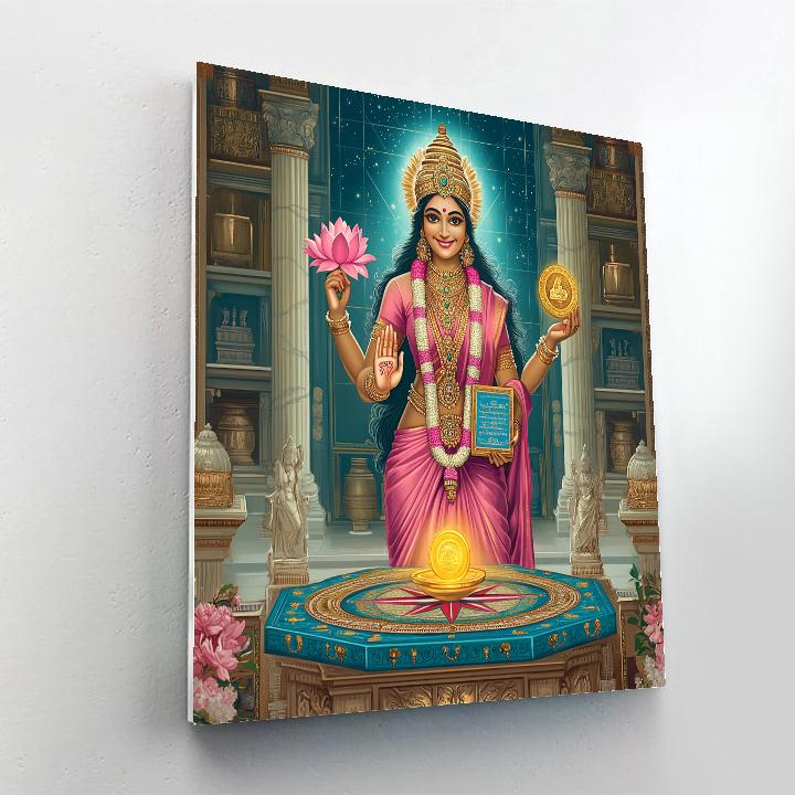 Lotus Maproom Of Lakshmi Paint by numbers kits