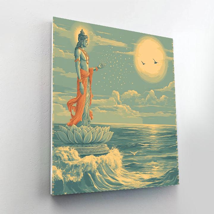 Brahma Ocean Horizon Creation Breeze Painting by numbers kit