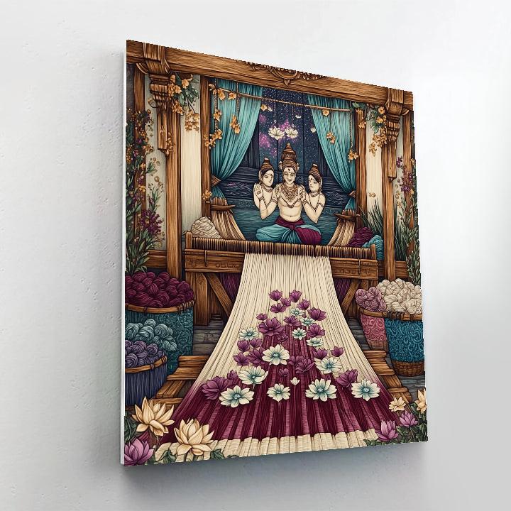 Brahma Artisan Of Sacred Patterned Textiles paint by color