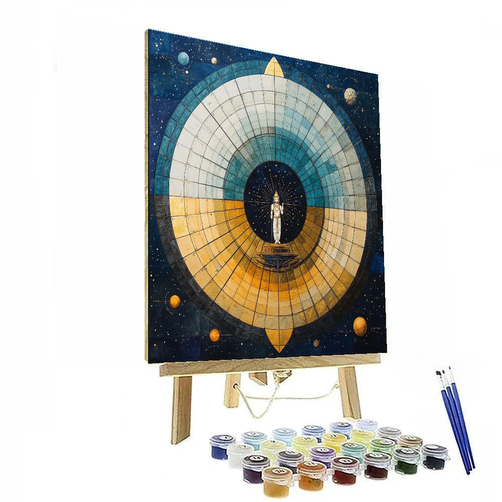 Sudarsana Chakra Observatory At The Edge Of Space Paint by numbers kits