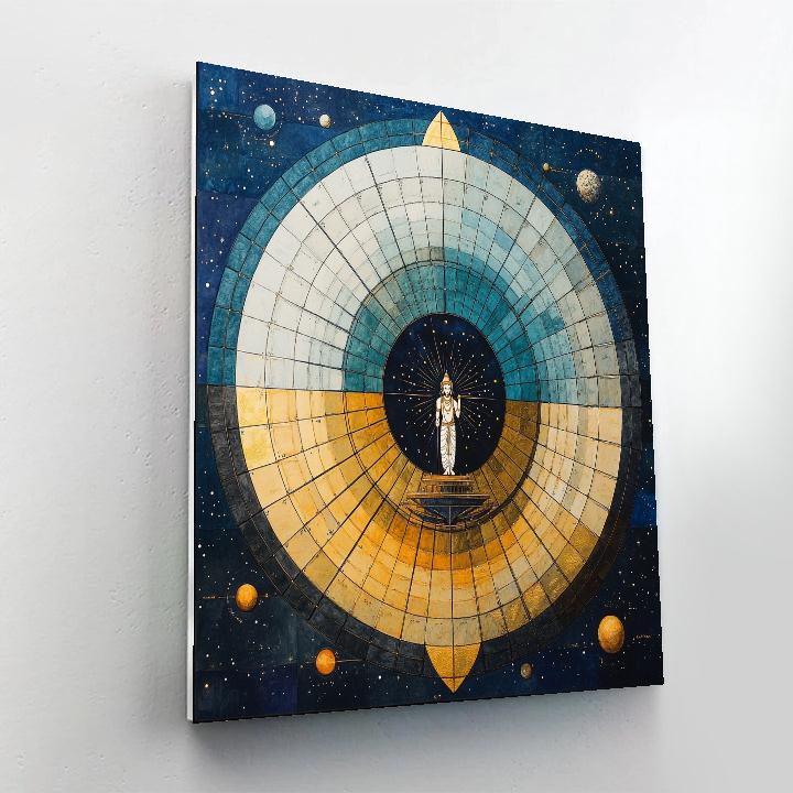Sudarsana Chakra Observatory At The Edge Of Space Paint by numbers kits