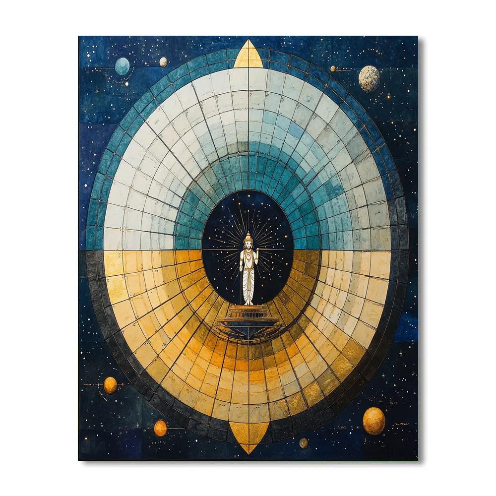 Sudarsana Chakra Observatory At The Edge Of Space Paint by numbers kits