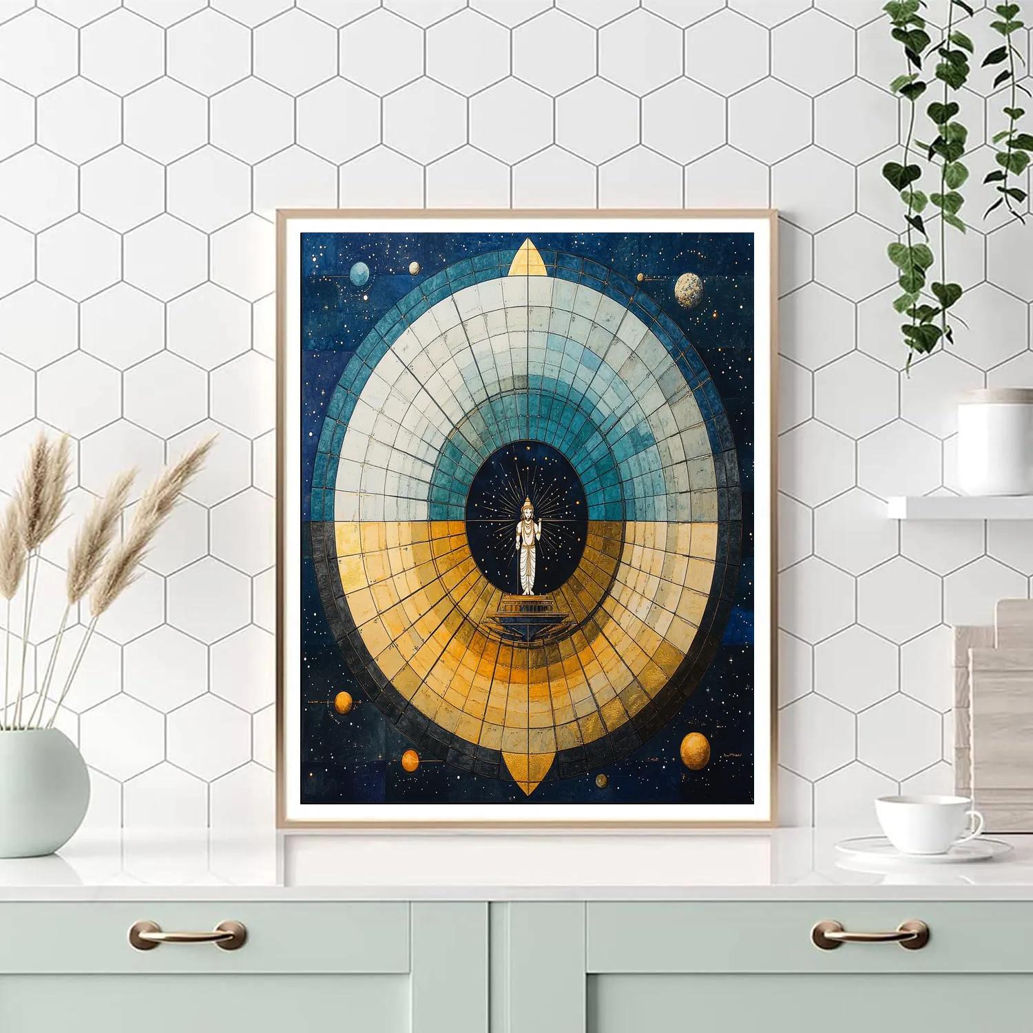 Sudarsana Chakra Observatory At The Edge Of Space Paint by numbers kits