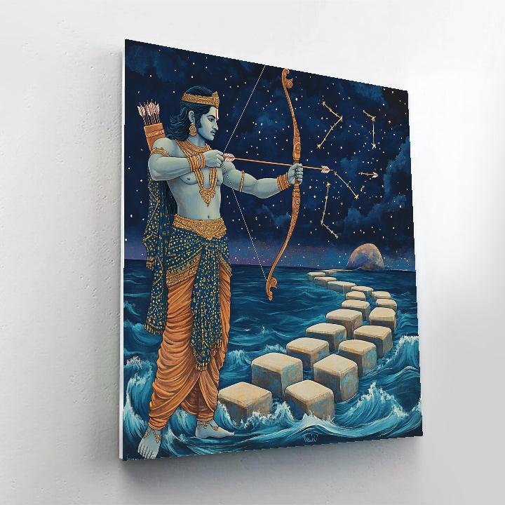 Rama Hyphenated Celestial Bridge Blueprint paint by numbers