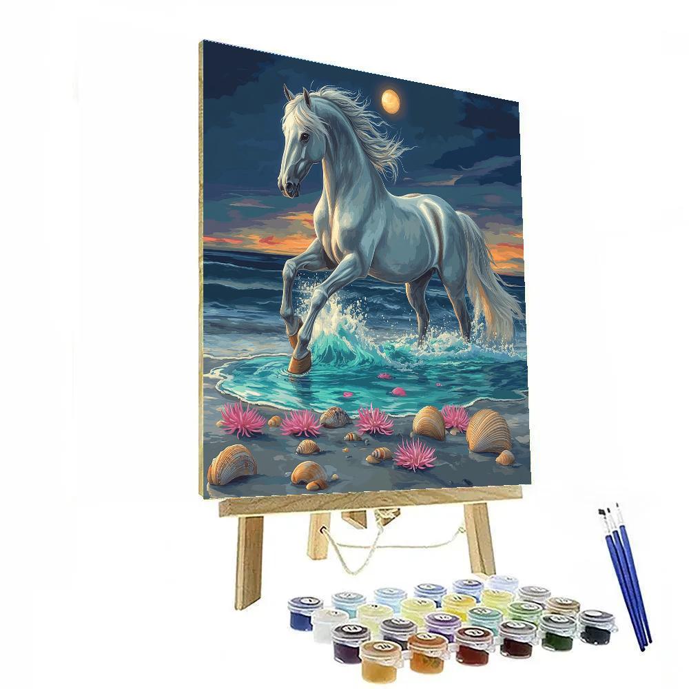 Tidepool Stargazer Horse paint by numbers