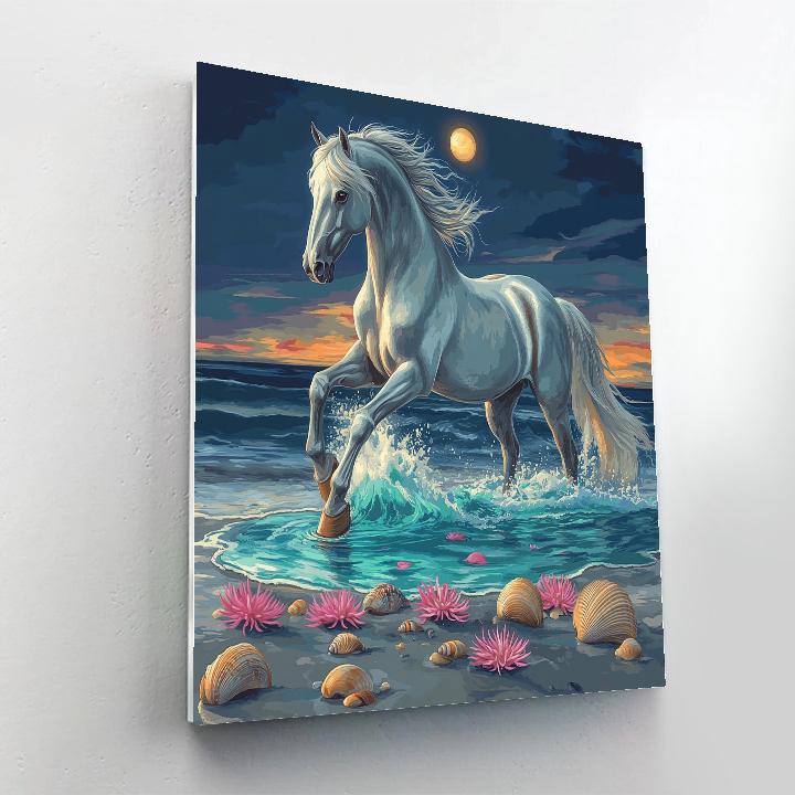 Tidepool Stargazer Horse paint by numbers
