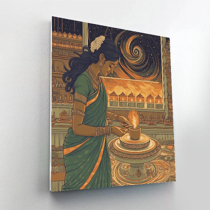 Parvati Crafted Blessings In Cosmic Clay paint by color