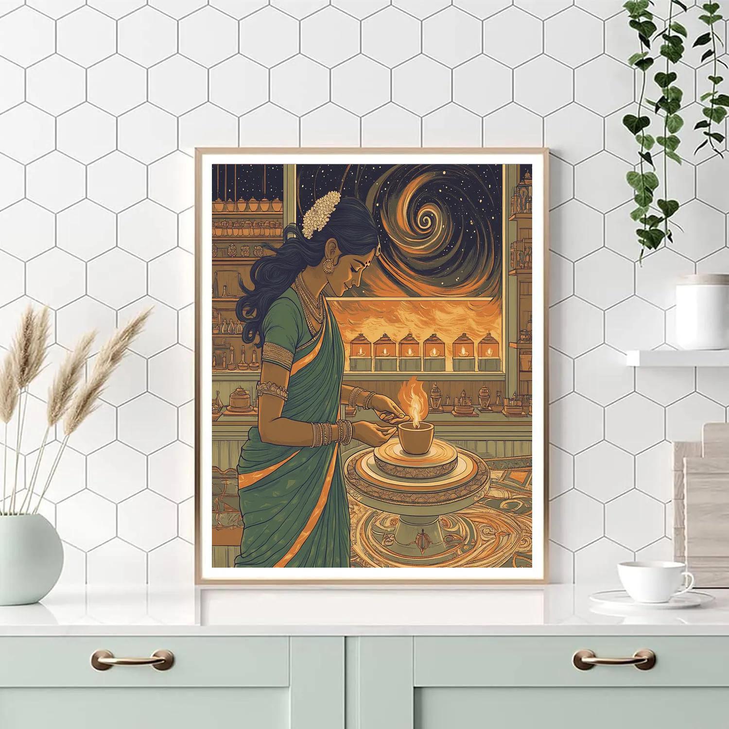 Parvati Crafted Blessings In Cosmic Clay paint by color
