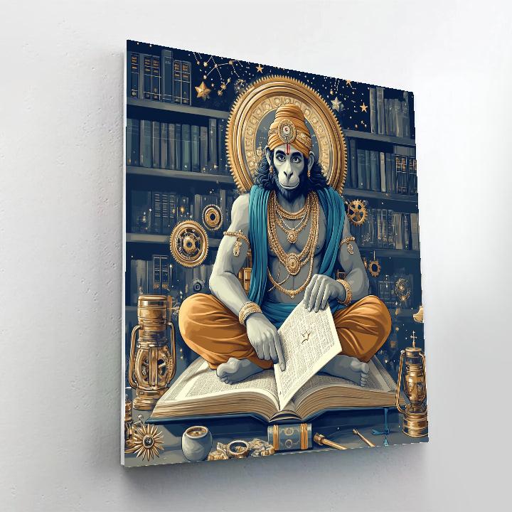 Hanuman Clockwork Library paint by color