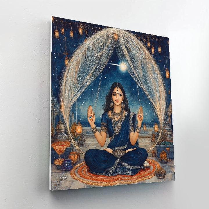 Parvati Under The Comet Thread Canopy paint by number