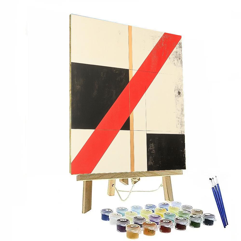 Kazimir Malevich Inspired Cosmic Lattice Silence Paint by numbers kits