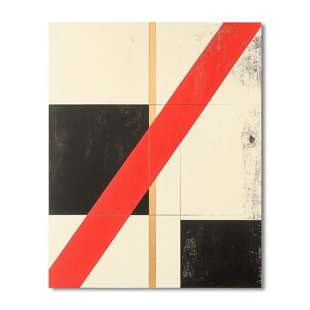 Kazimir Malevich Inspired Cosmic Lattice Silence Paint by numbers kits