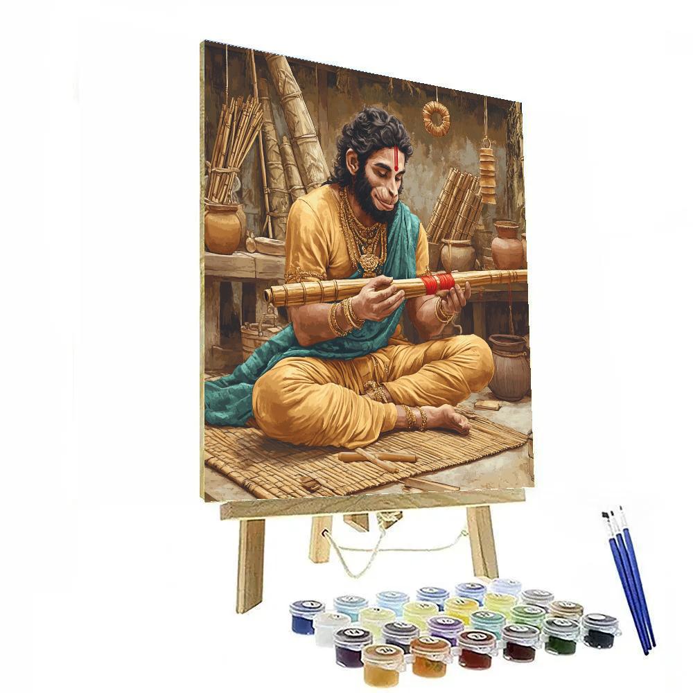 Hanuman Bamboo Wind Workshop painting number kit