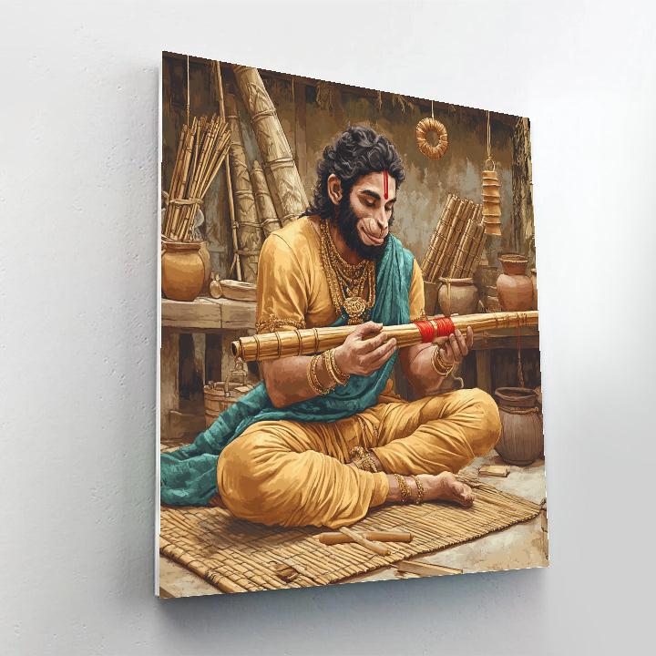 Hanuman Bamboo Wind Workshop painting number kit