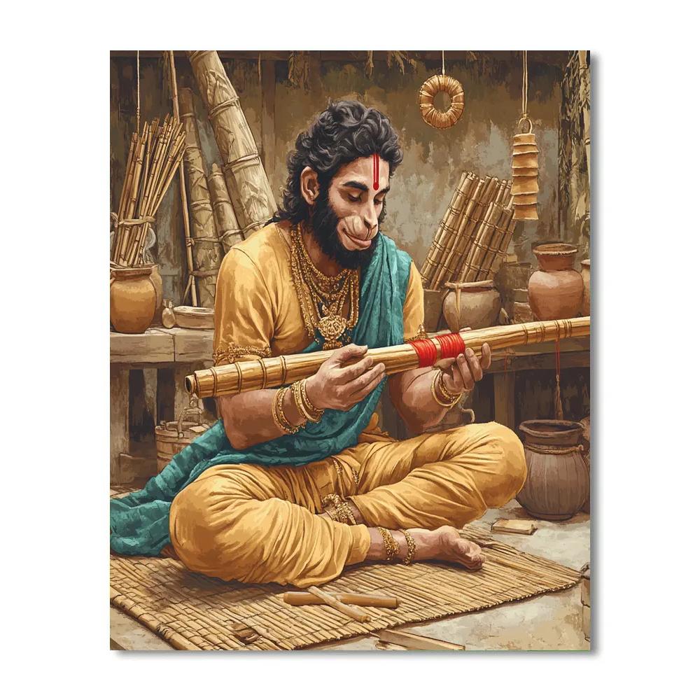 Hanuman Bamboo Wind Workshop painting number kit
