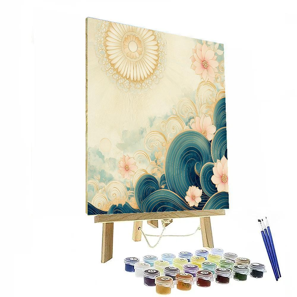 Alphonse Mucha Inspired Equinox Aureole Patterns Painting by numbers kit