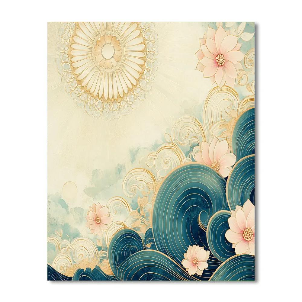 Alphonse Mucha Inspired Equinox Aureole Patterns Painting by numbers kit