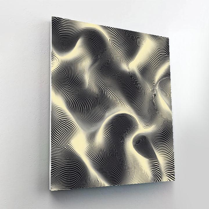 M.C. Escher Inspired Möbius Aurora Paradox Field Paint by numbers art
