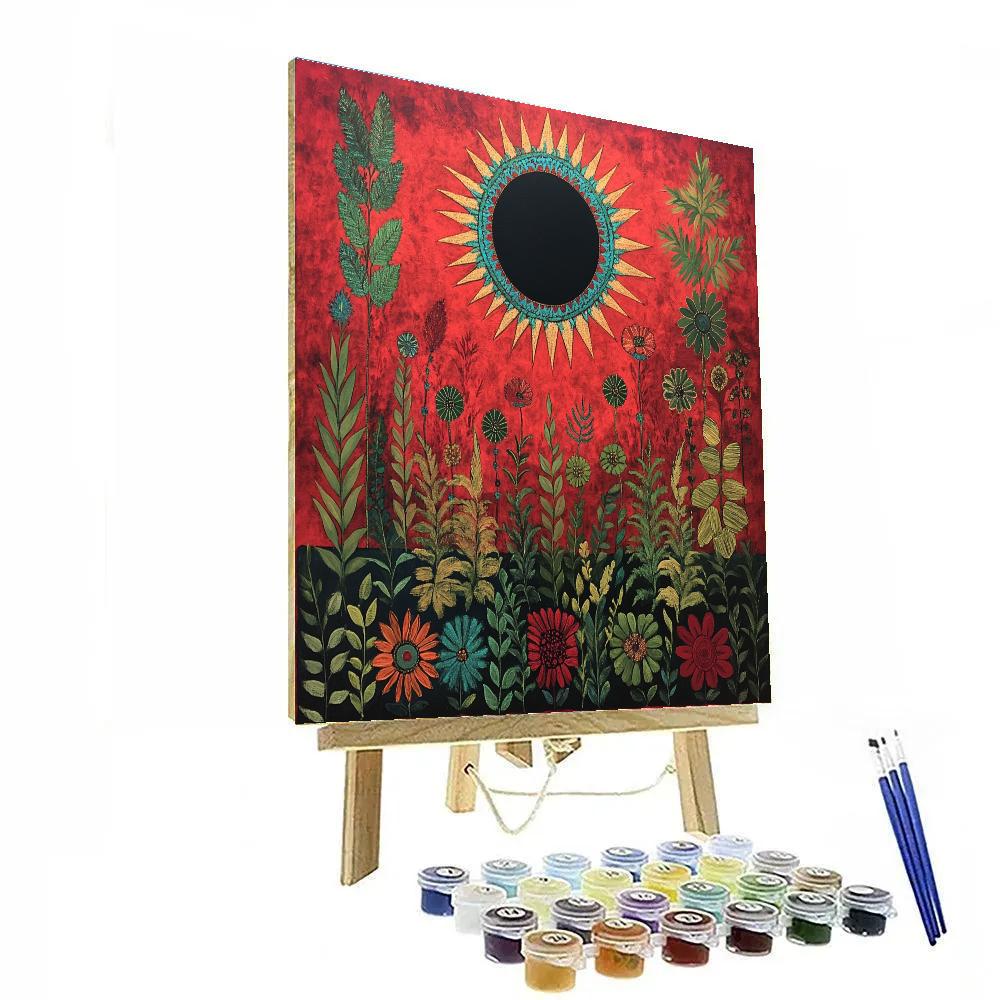 Frida Kahlo Inspired Eclipse Garden Of Memory Painting by numbers kit