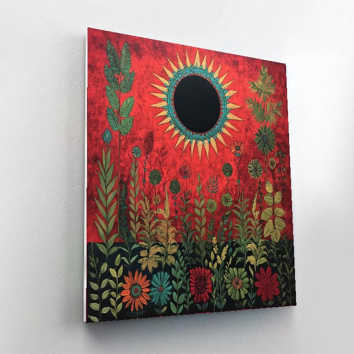 Frida Kahlo Inspired Eclipse Garden Of Memory Painting by numbers kit