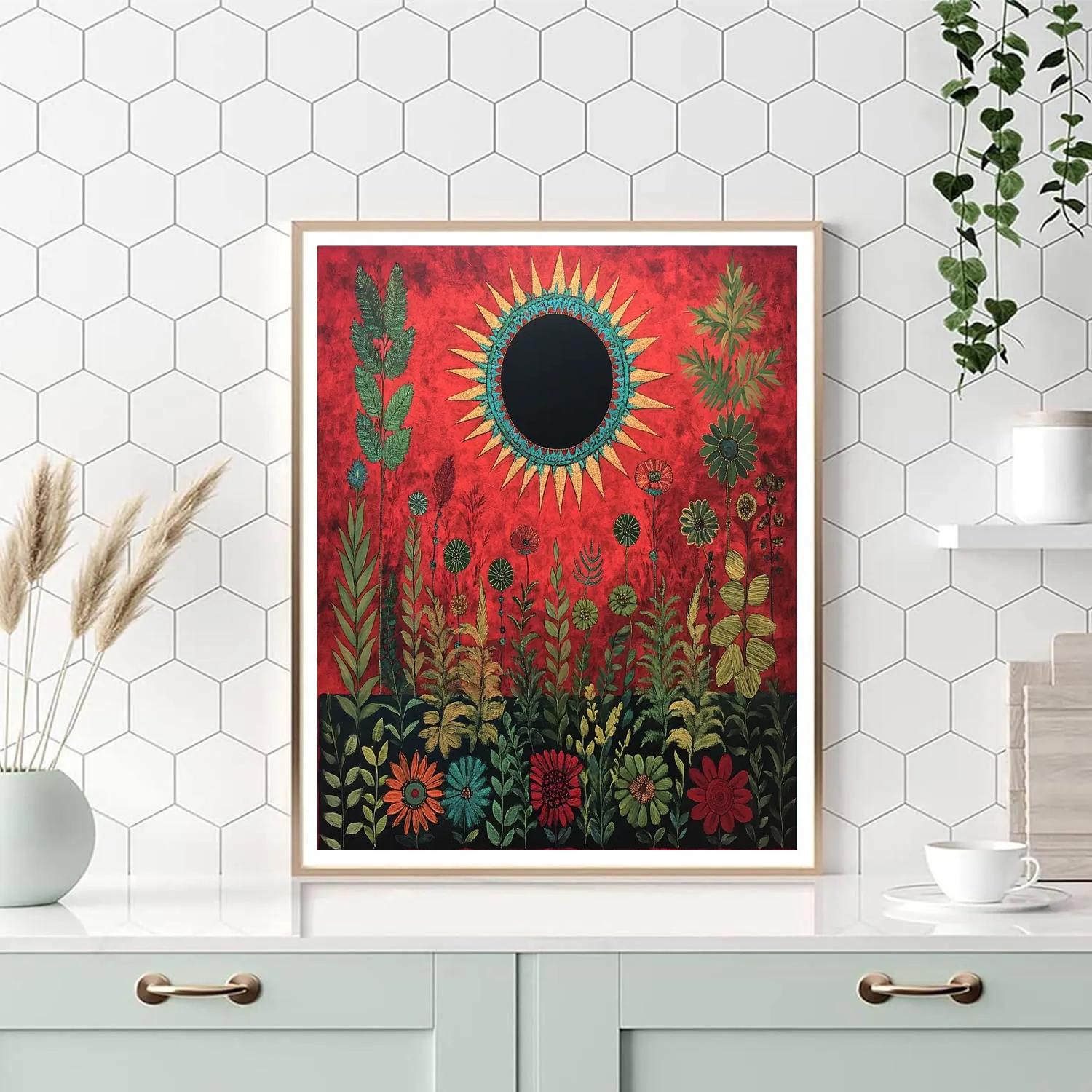 Frida Kahlo Inspired Eclipse Garden Of Memory Painting by numbers kit