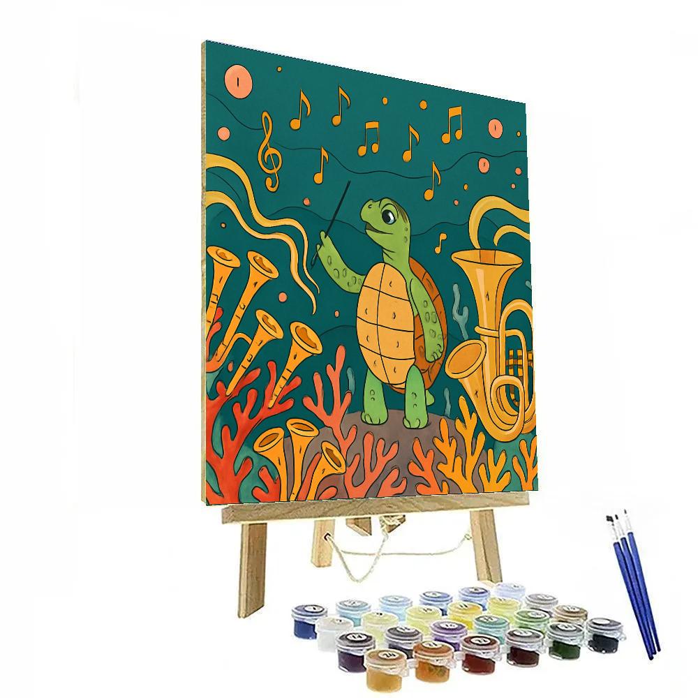 Music Of The Clockwork Reef Orchestra paint by color