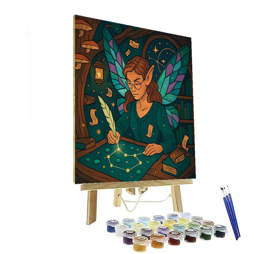 Library Of Dewdrop Fairy Cartographers Numbered painting kits