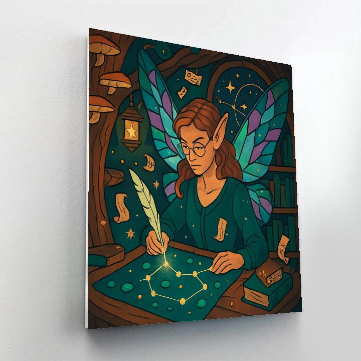 Library Of Dewdrop Fairy Cartographers Numbered painting kits