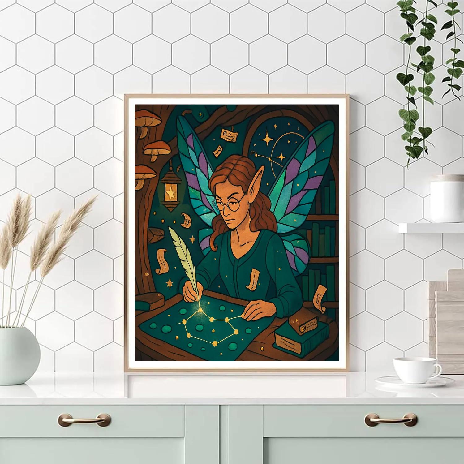 Library Of Dewdrop Fairy Cartographers Numbered painting kits