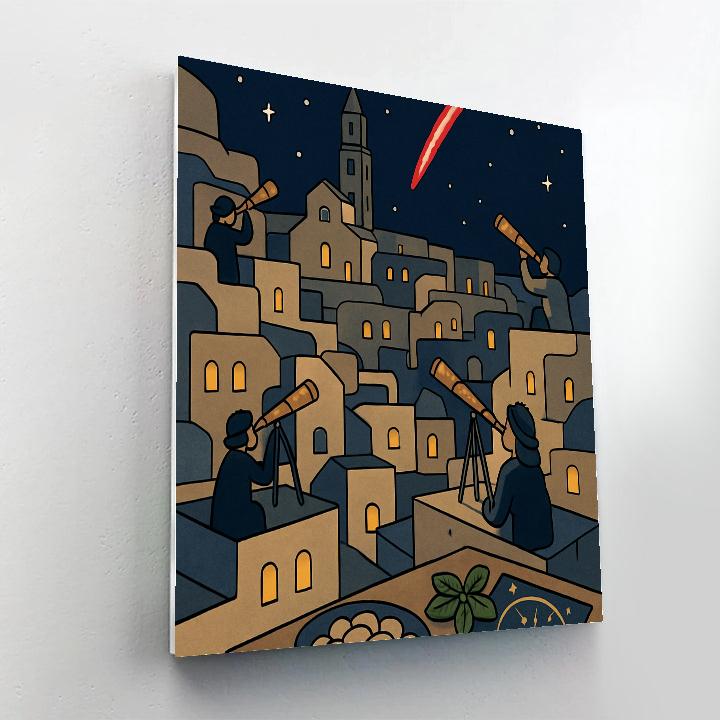Italy Inspired Astronomers Of Matera Paint by numbers art