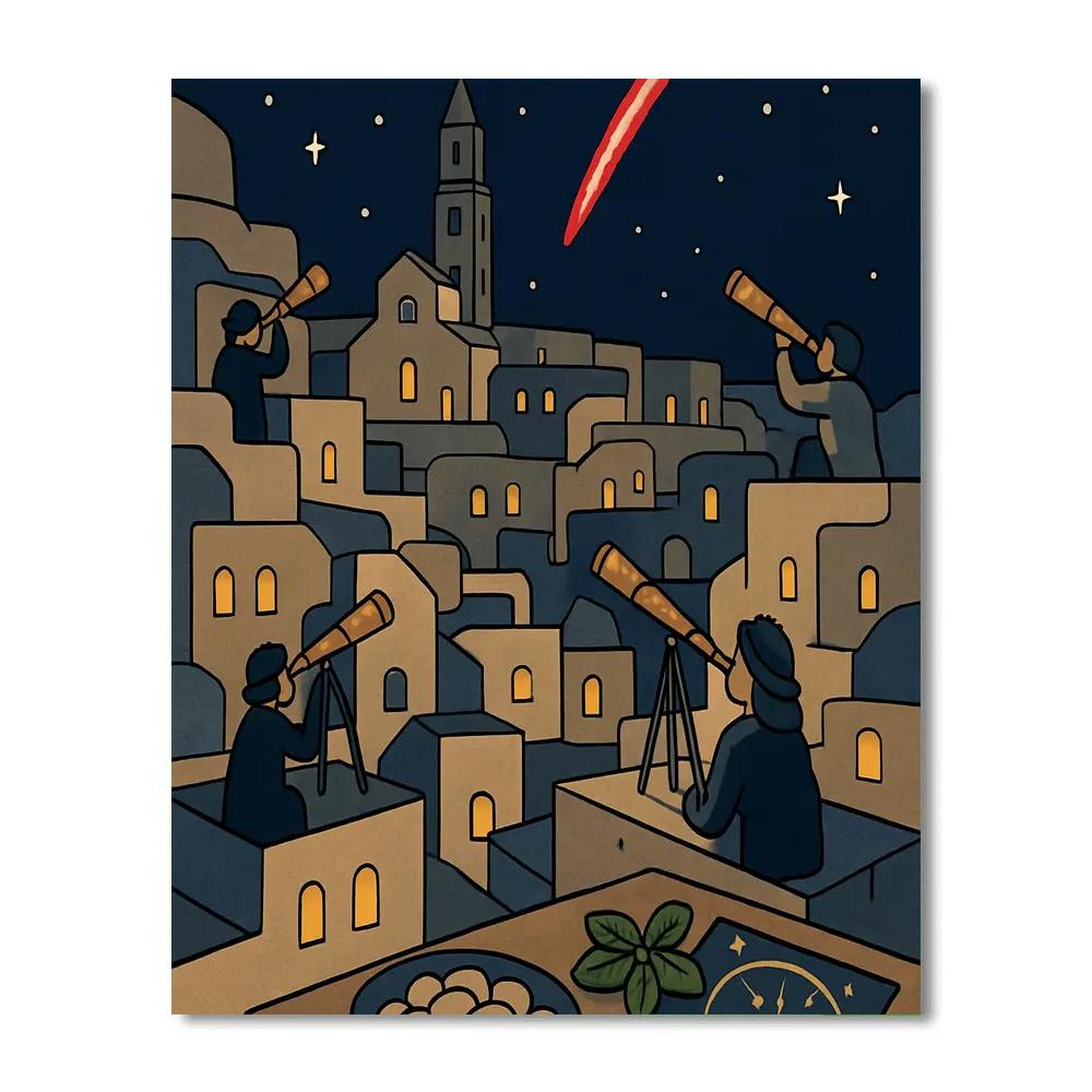 Italy Inspired Astronomers Of Matera Paint by numbers art