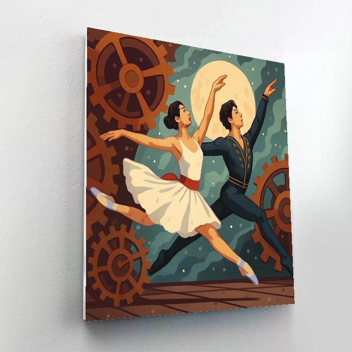 Kinetic Stagecraft In Ballet paint by number
