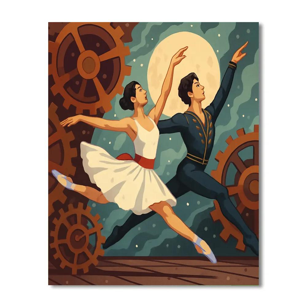 Kinetic Stagecraft In Ballet paint by number
