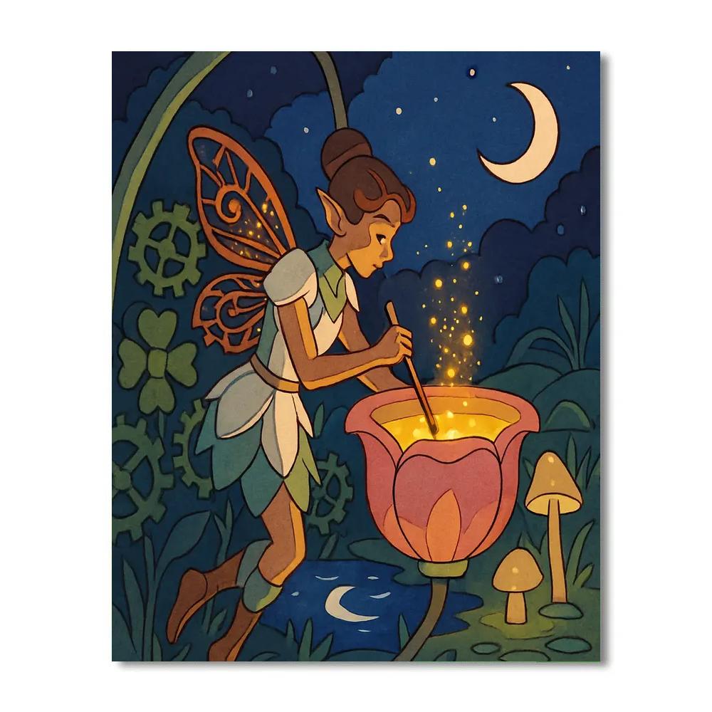 Moonlit Nectar Guild Fairy paint by color