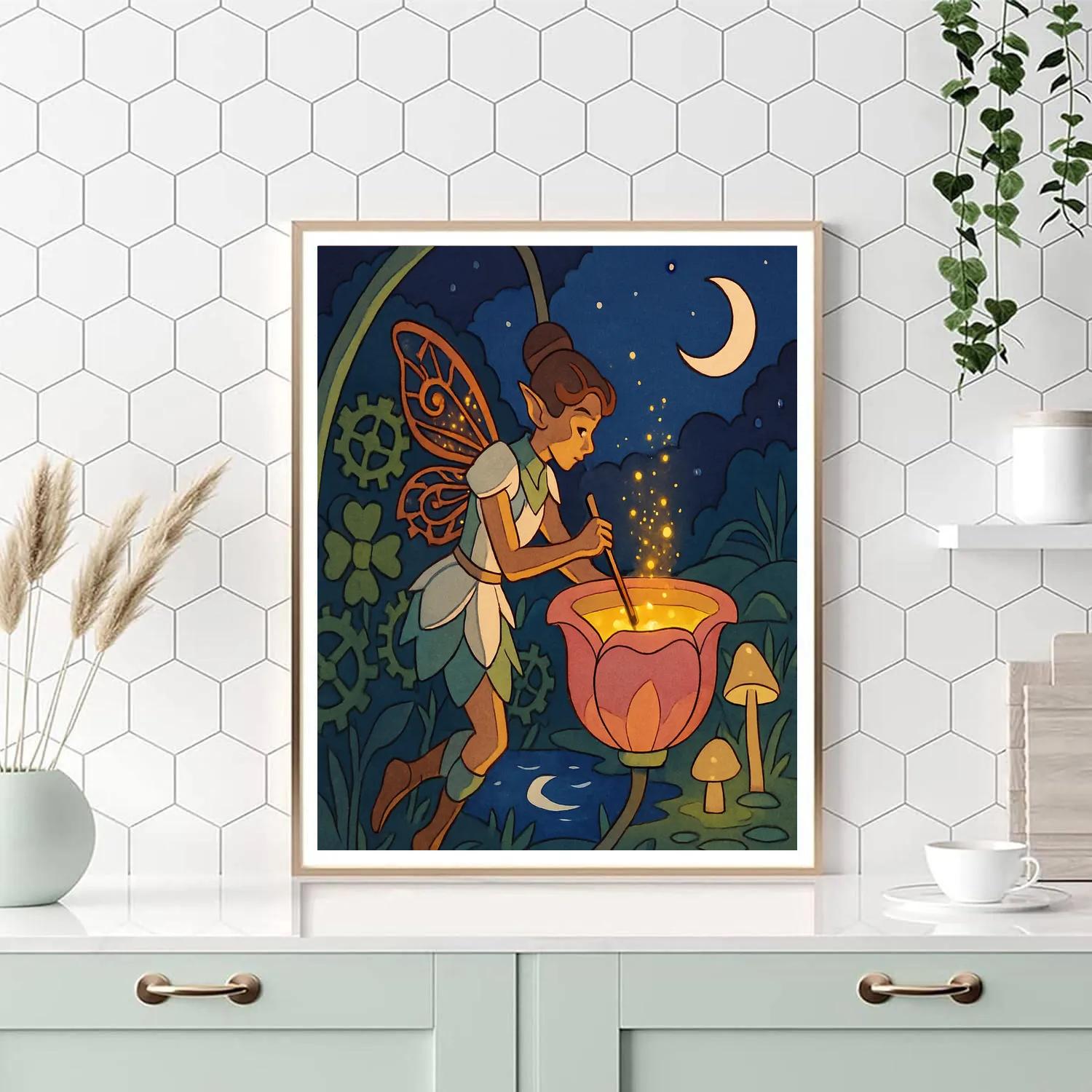 Moonlit Nectar Guild Fairy paint by color