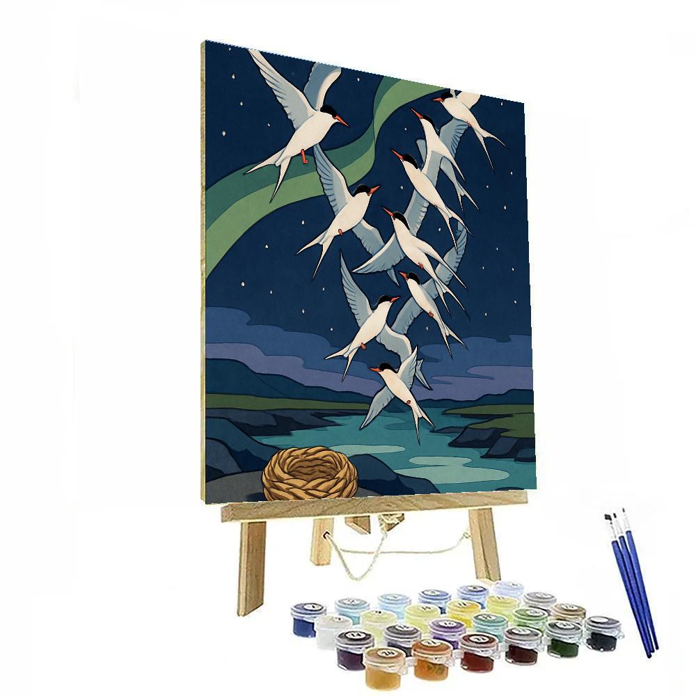 Aurora Weavers Birds paint by numbers