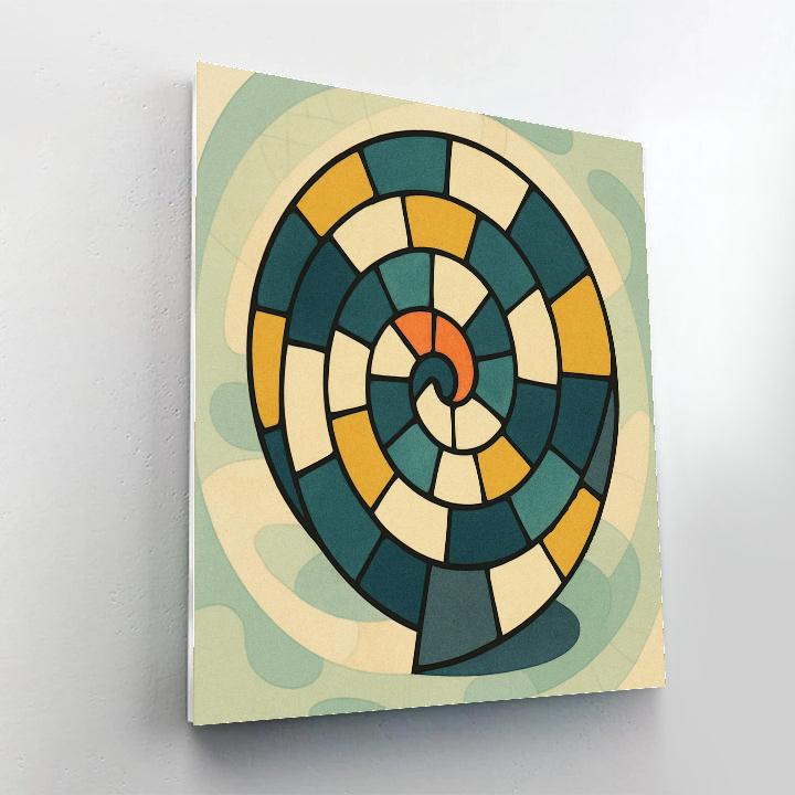 Tideglass Abstract Mosaic Numbered painting kits