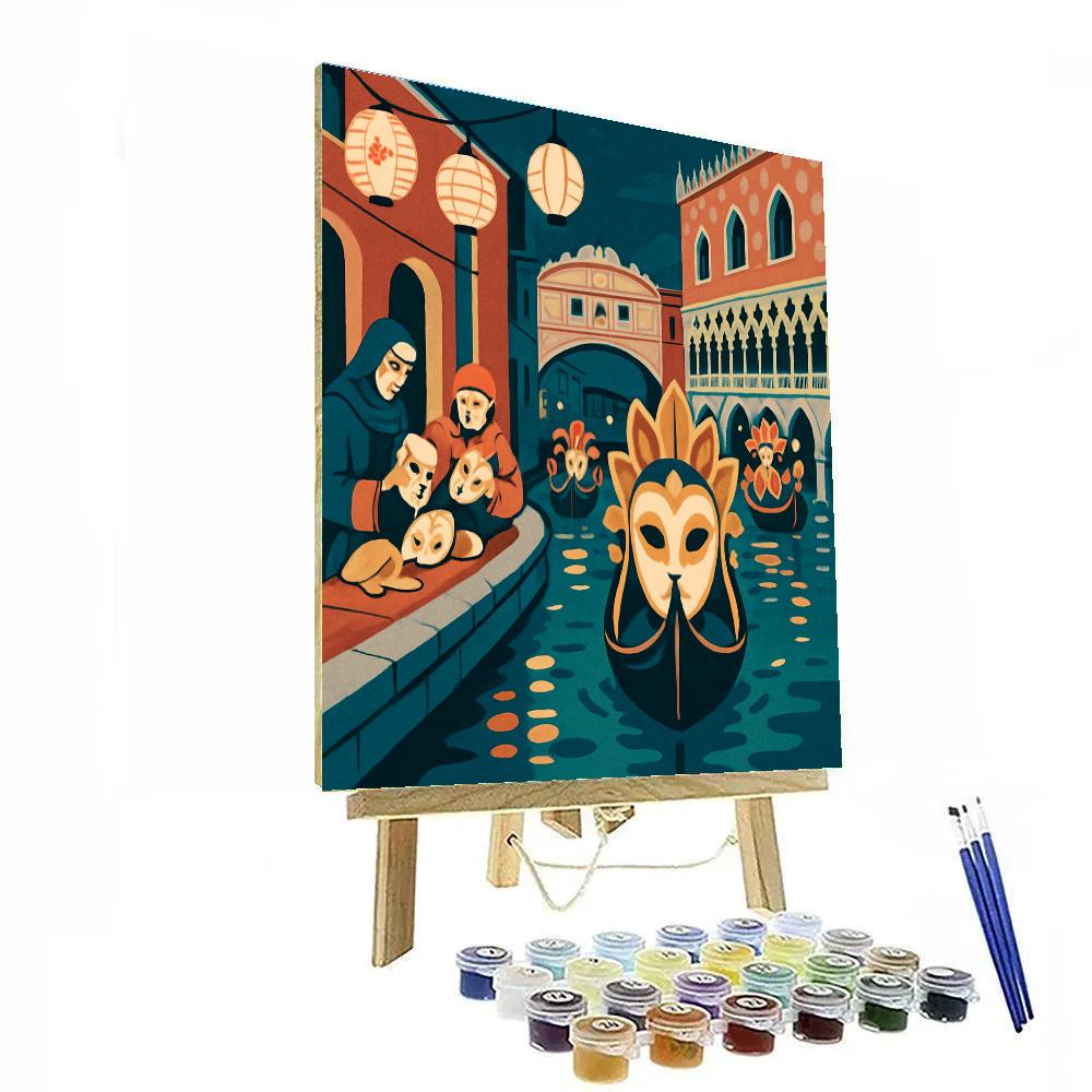 Clockwork Carnival Venice painting number kit