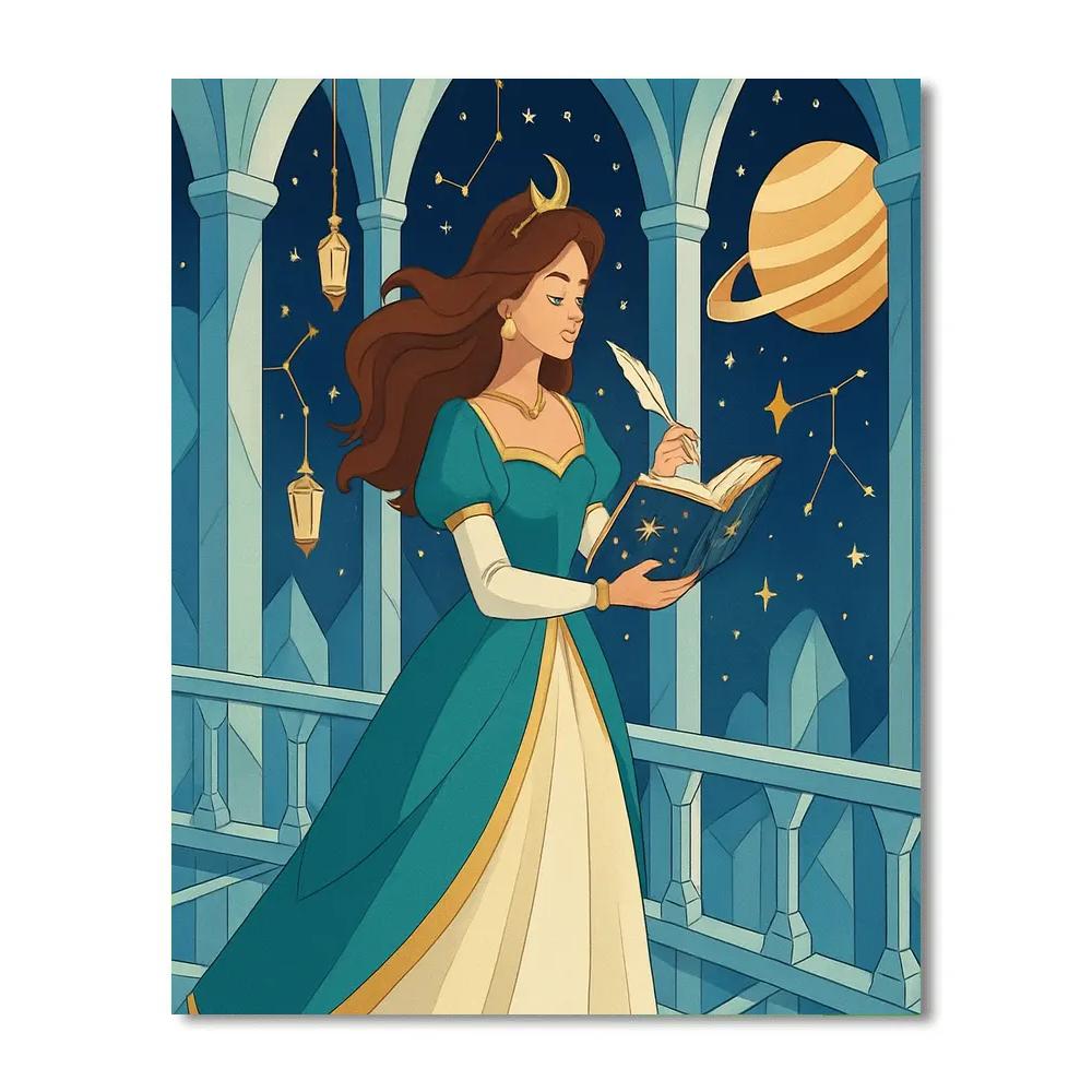 Starlit Atrium Princess Chronicle paint by numbers