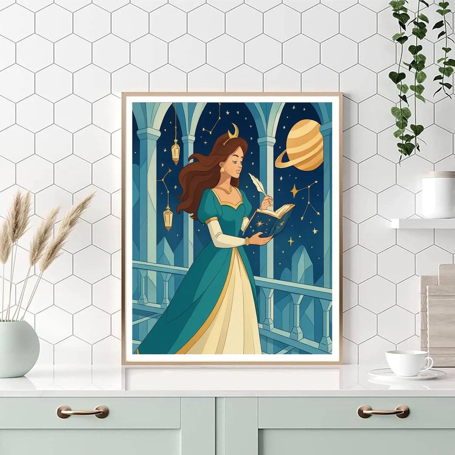 Starlit Atrium Princess Chronicle paint by numbers
