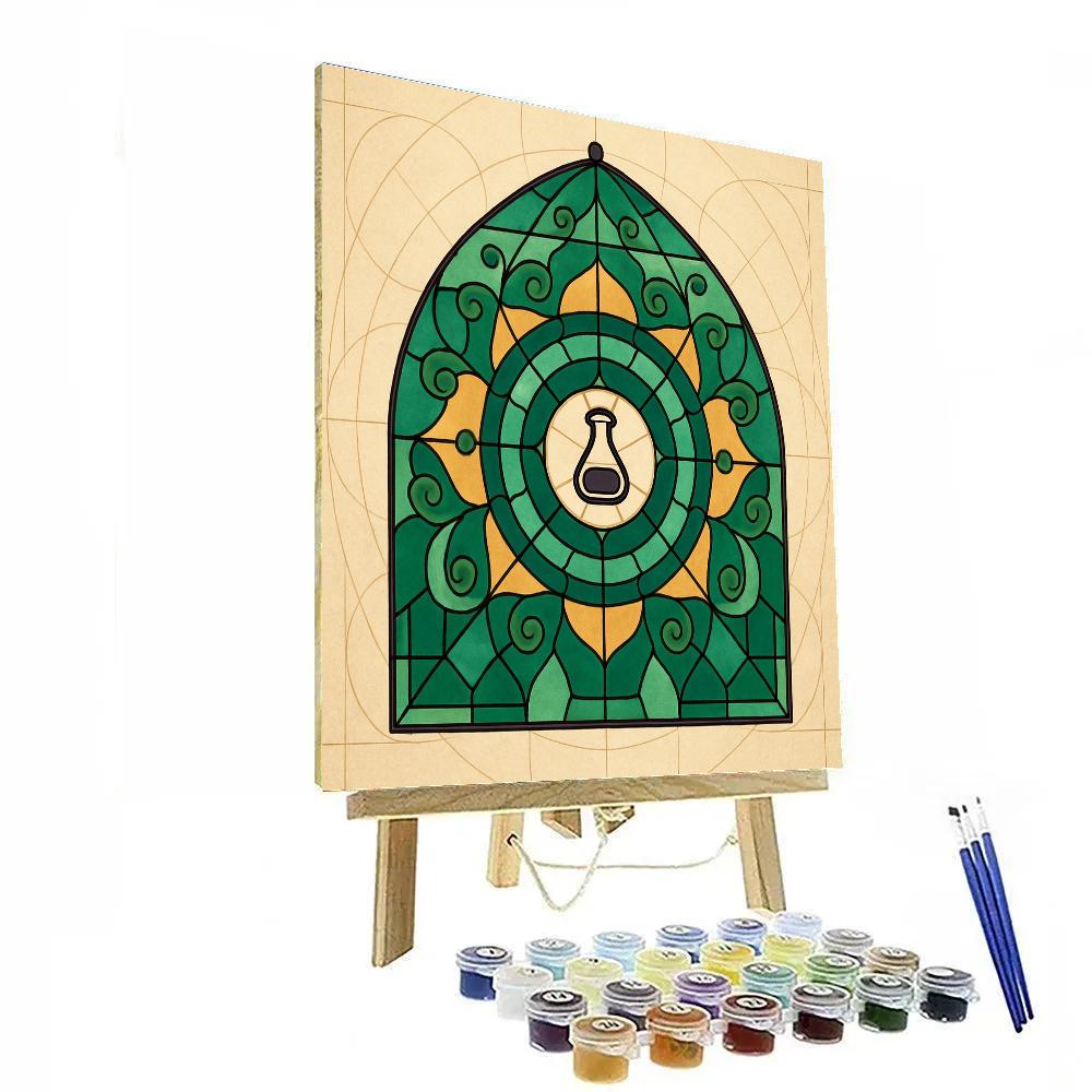 Alchemist Glasshouse Mandala Lattice Numbered painting kits