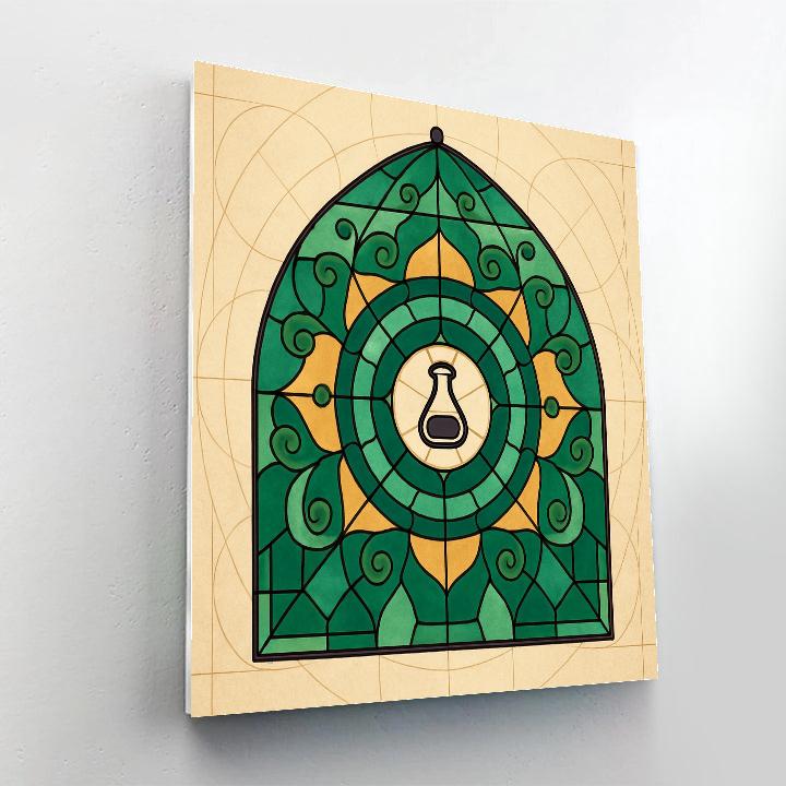 Alchemist Glasshouse Mandala Lattice Numbered painting kits
