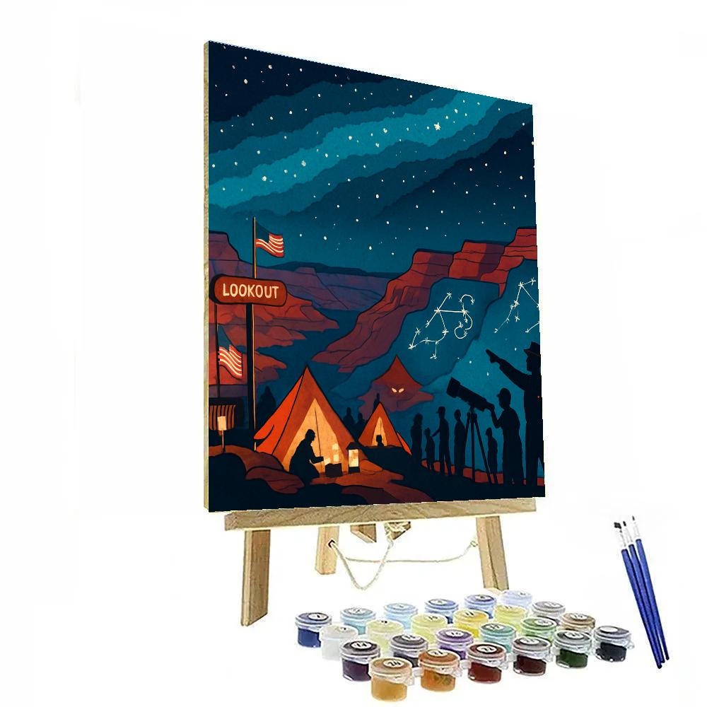 Canyon Stargazer Festival In The USA Paint by numbers art
