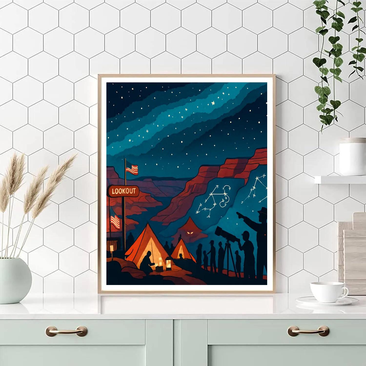 Canyon Stargazer Festival In The USA Paint by numbers art