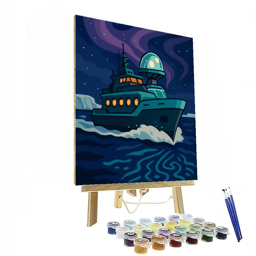 Abyssal Observatory Ship Numbered painting kits